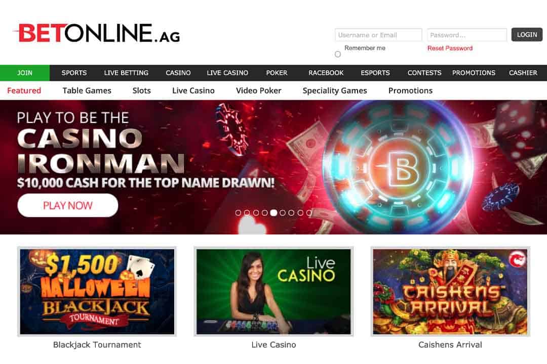 BetOnline Casino Screenshot