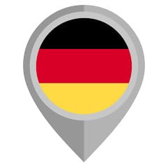 German pin point icon